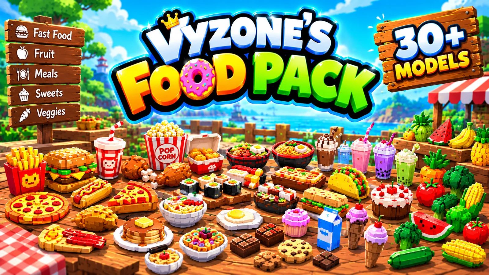 Vyzone's Food Stud Pack